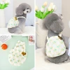 Wholesale pet clothing, dog clothes, small and medium-sized dogs, puppies, princess dresses, spring and summer styles, loose small flower dresses Application Scenario